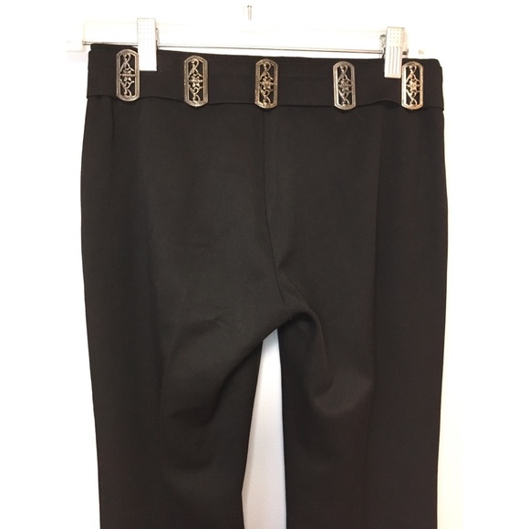 SOLD❌Vertigo Paris Dress Black Pants W/Logo - Picture 5 of 8